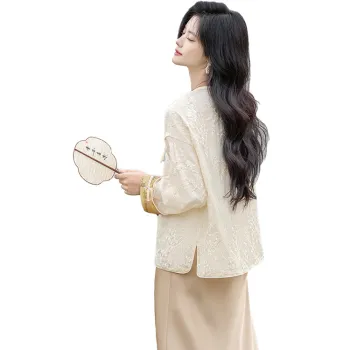 Cypress House Cropped Coats Women's Beige