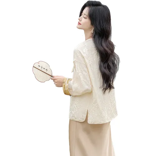 Cypress House Cropped Coats Women's Beige