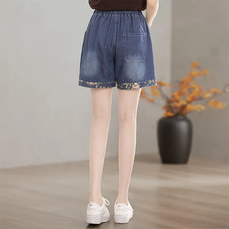 Cypress House Denim Shorts Women's Dark Blue-3