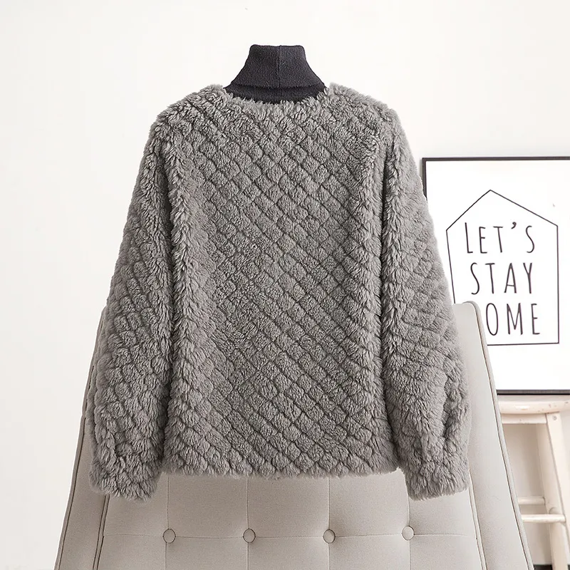 Cypress House Velvet feel Coat Women's Light Gray-2