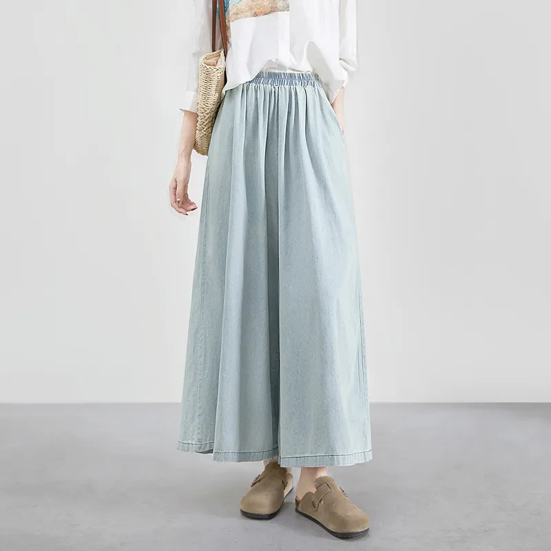TOUCH Casual Pants Women's Light Blue-5