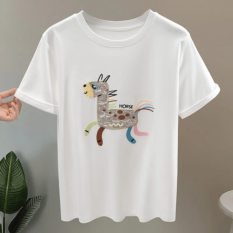 Cypress House T Shirts Women's White-3