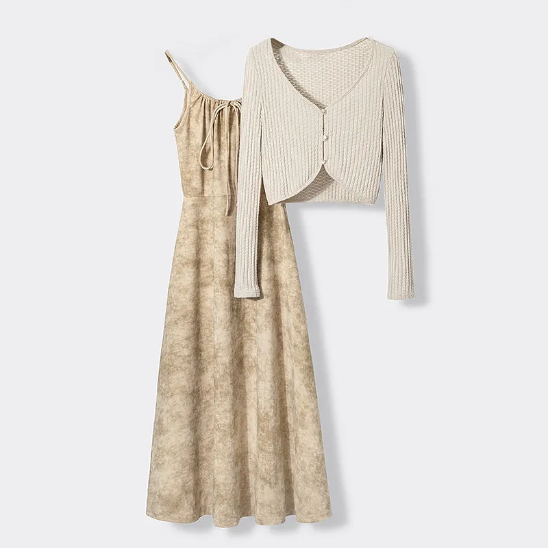 Cypress House Skirt Set Women's Maillard Light Coffee-4