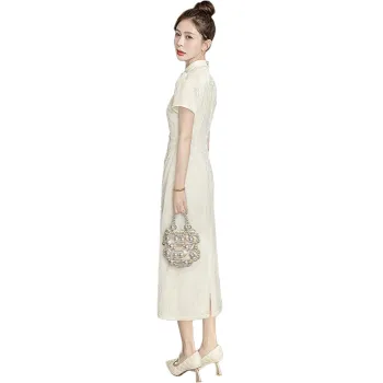 Cypress House Cheongsam Women's Ecru
