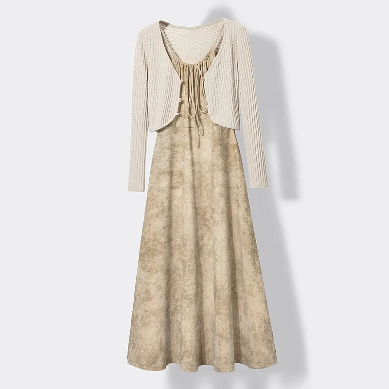 Cypress House Skirt Set Women's Maillard Light Coffee-2