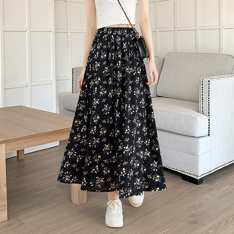 TOUCH Casual Long Skirt Women's-2