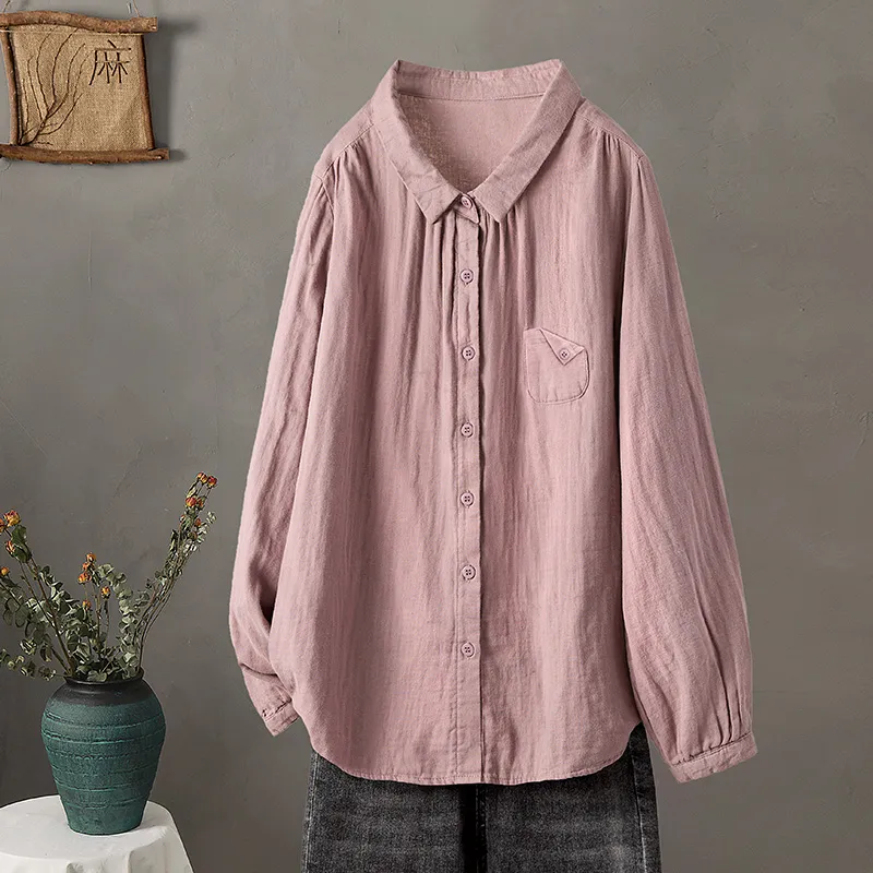 Cypress House Shirt Women's Gray Pink-2