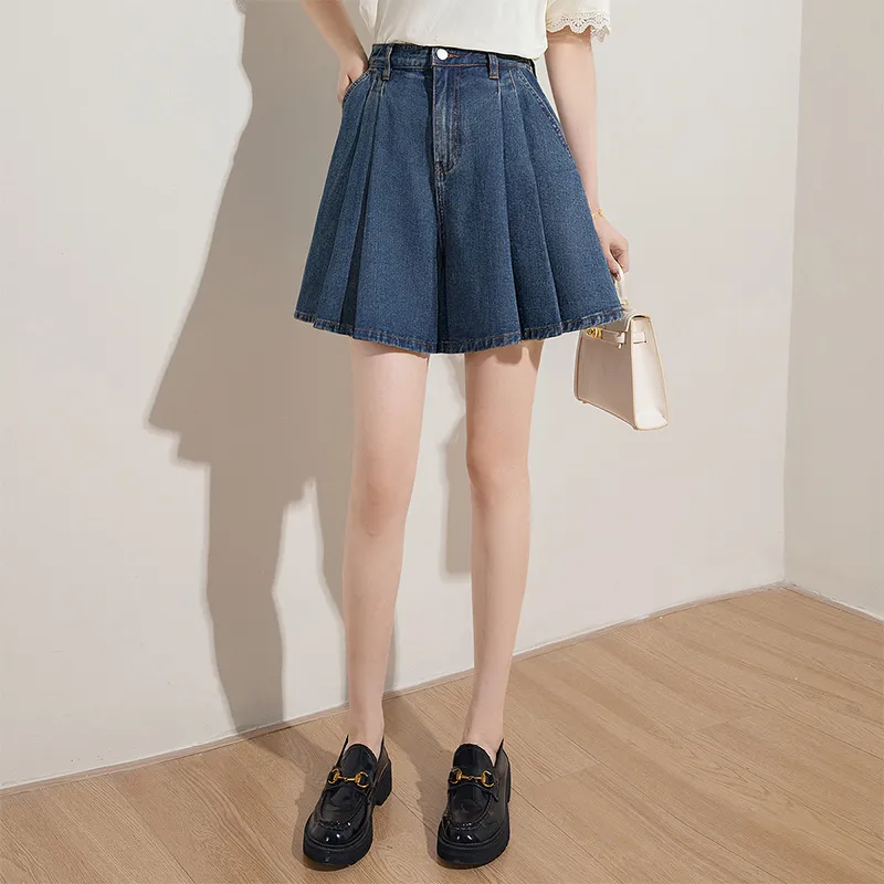 Cypress House Denim Shorts Women's Dark Blue-2