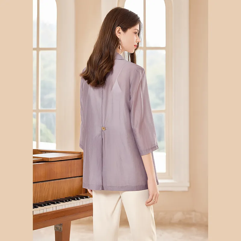 TOUCH Business Suit Women's Purple-1