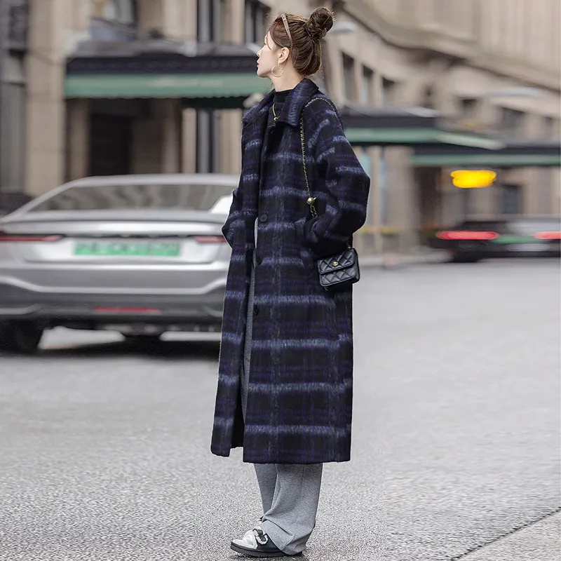Cypress House Coat Women's Purple Plaid-4