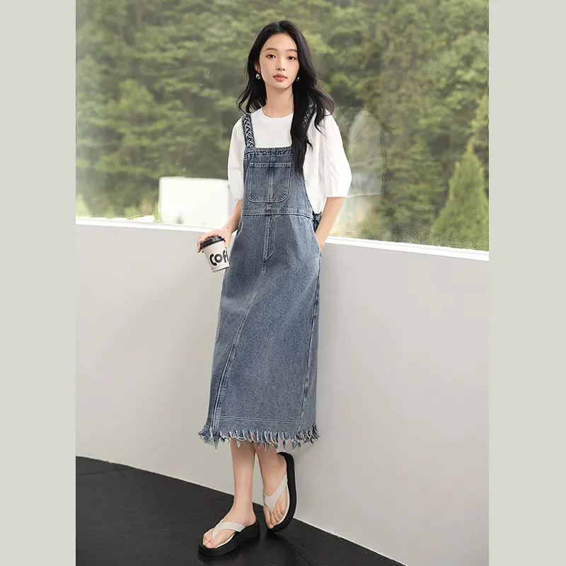 TOUCH Sleeveless Dress Women's Light Blue-4