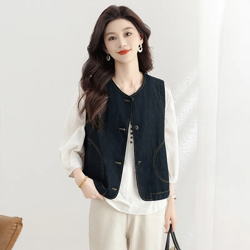 Cypress House Vest Women's Dark Navy Blue-1