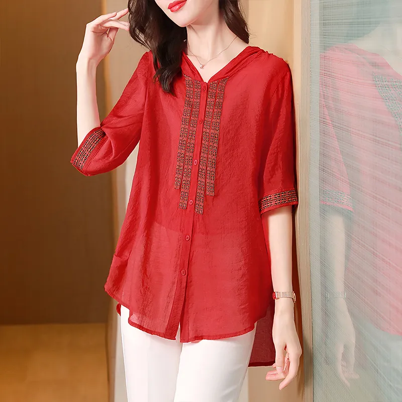 Cypress House Shirt Women's Red-4