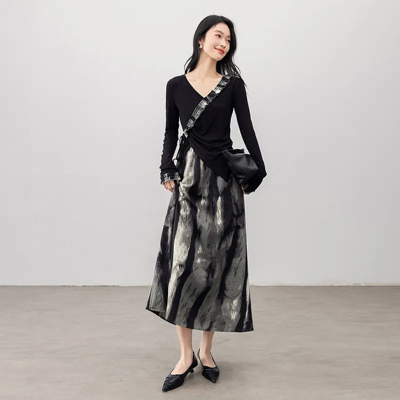 TOUCH Two Piece Skirt Sets Women's-1