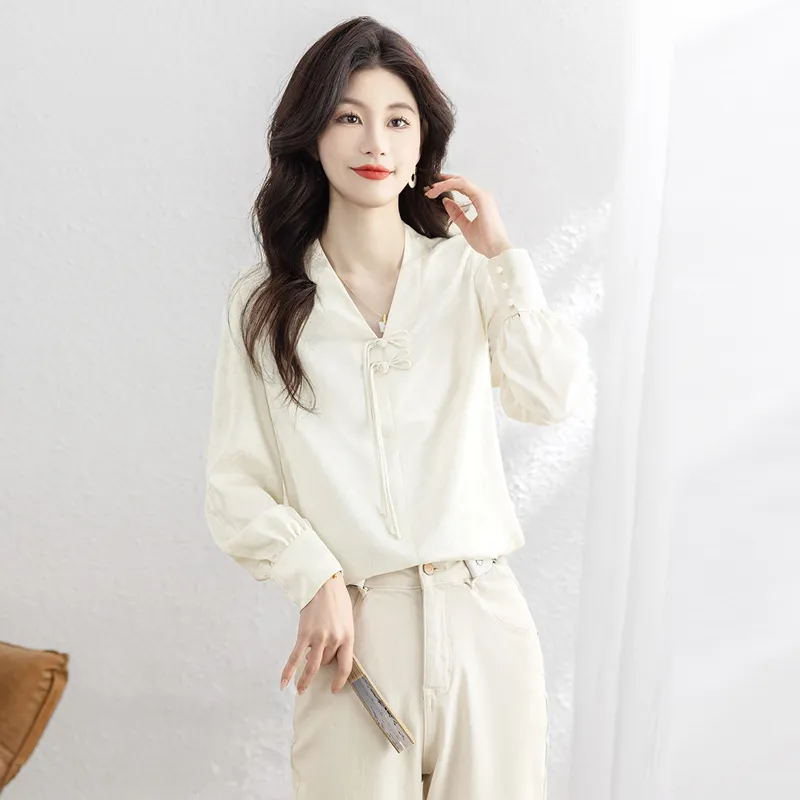 Cypress House Shirt Women's Cream Beige-4