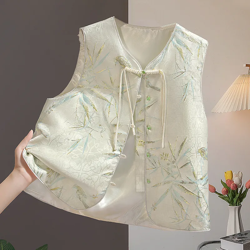 Cypress House Vest Women's Cyan Beige-2