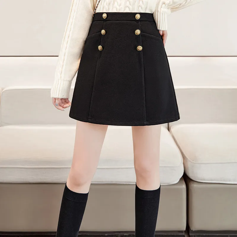 TOUCH Casual Short Skirts Women's Black-2