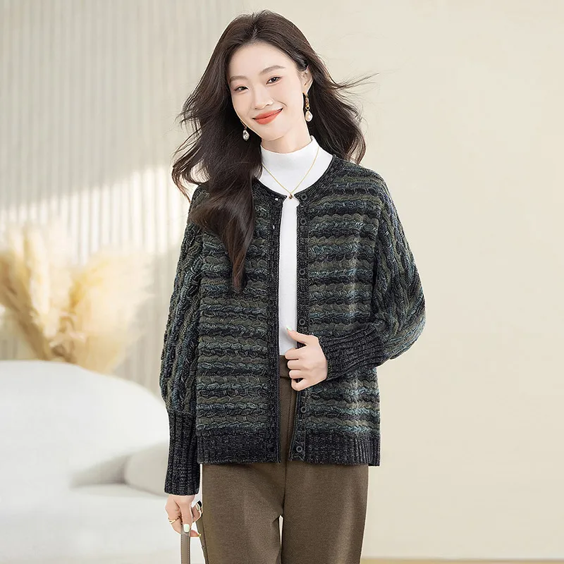 Cypress House Knitwear Women's Navy Blue-5