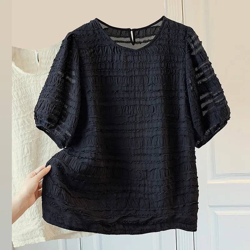 Cypress House Puff Sleeve T Shirt Women's Black-2