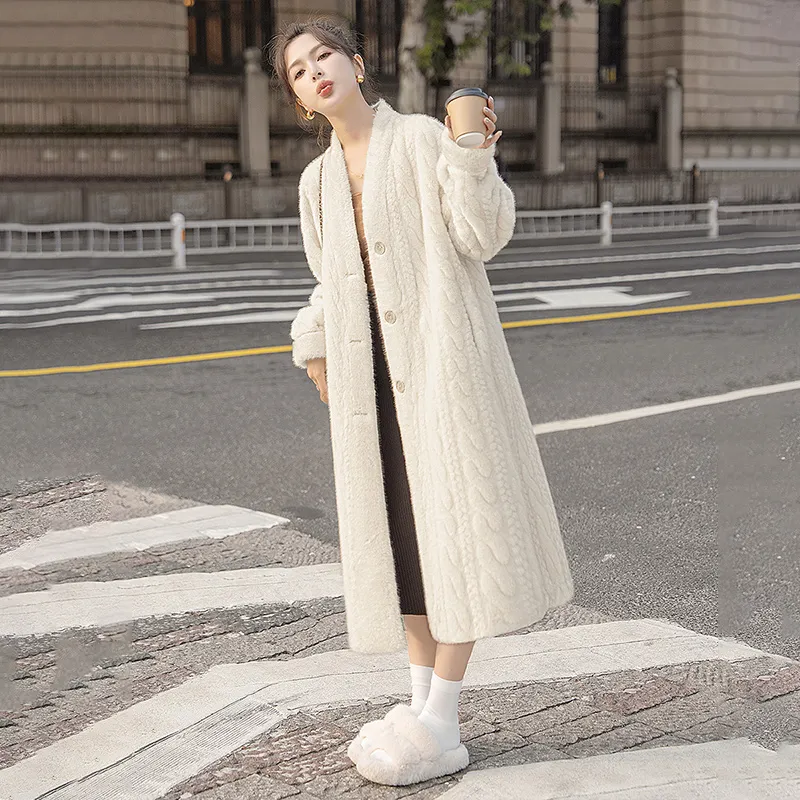 Cypress House Coats Women's Beige-5