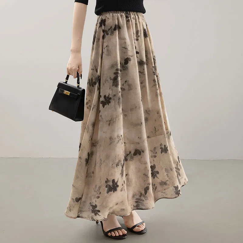 Cypress House Casual Long Skirts Women's Cloud Yellow-5
