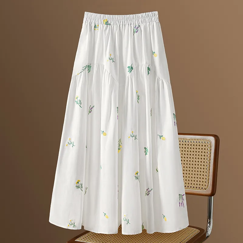 TOUCH Casual Long Skirt Women's-2
