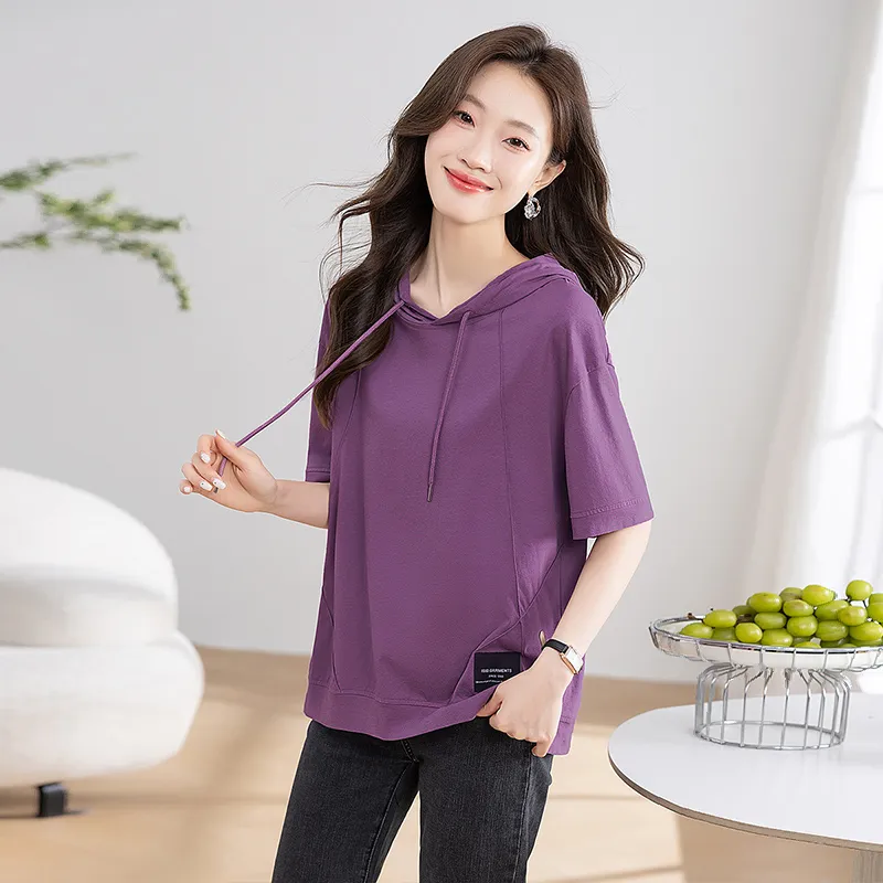 Cypress House T Shirt Women's Purple-2