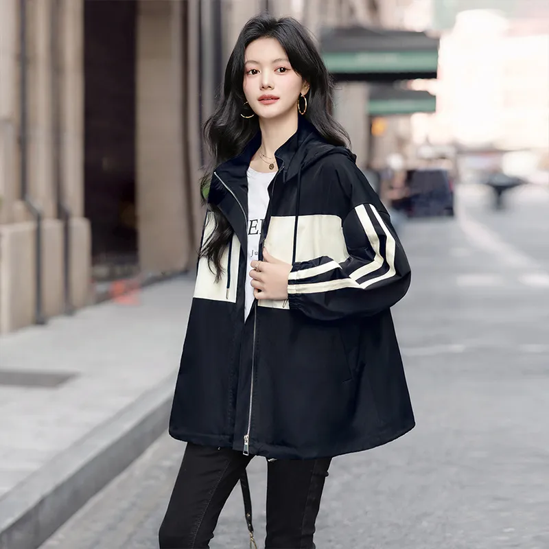 Cypress House Jackets & Coats Women's Black & Beige-4