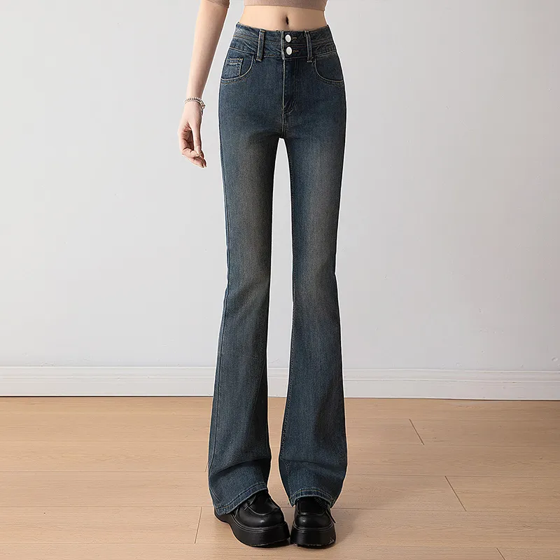 Cypress House Jeans Women's Vintage Dark Blue-4