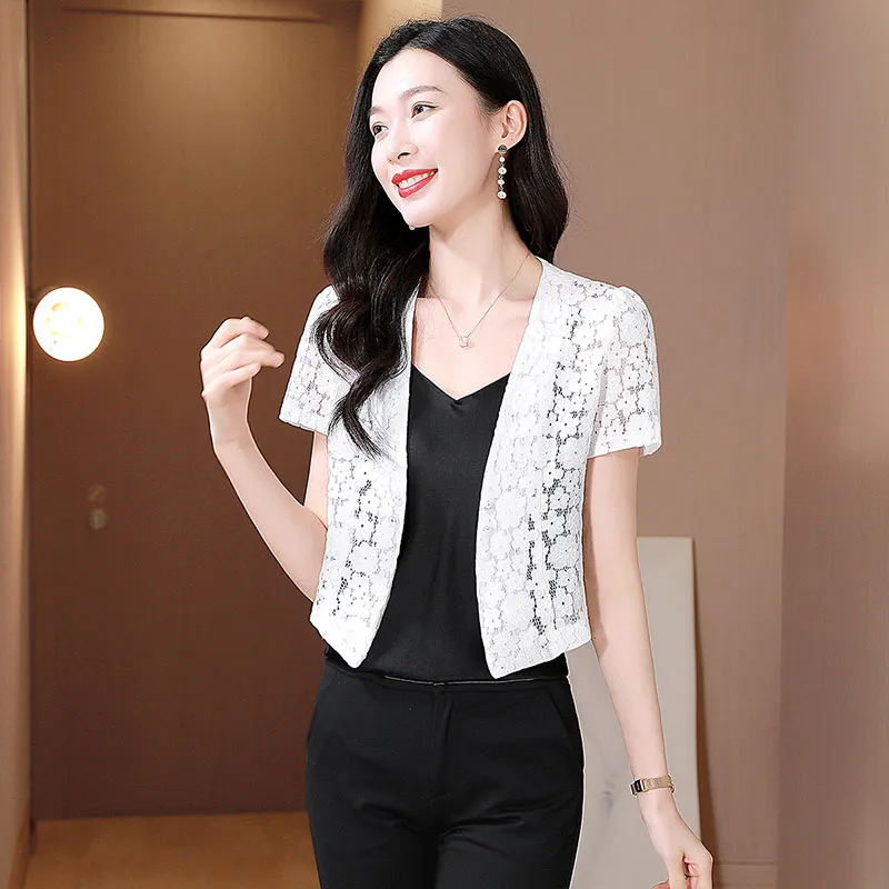 Cypress House Cropped Coat Women's White-5