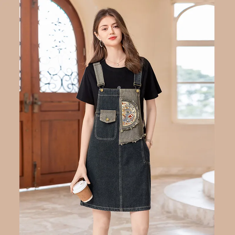 TOUCH Slip Dress Women's Dark Blue-3