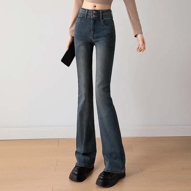 Cypress House Jeans Women's Vintage Dark Blue-3