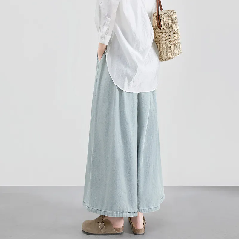 TOUCH Casual Pants Women's Light Blue-6