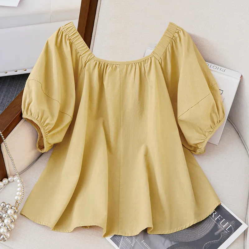 TOUCH Shirts Women's Yellow-3