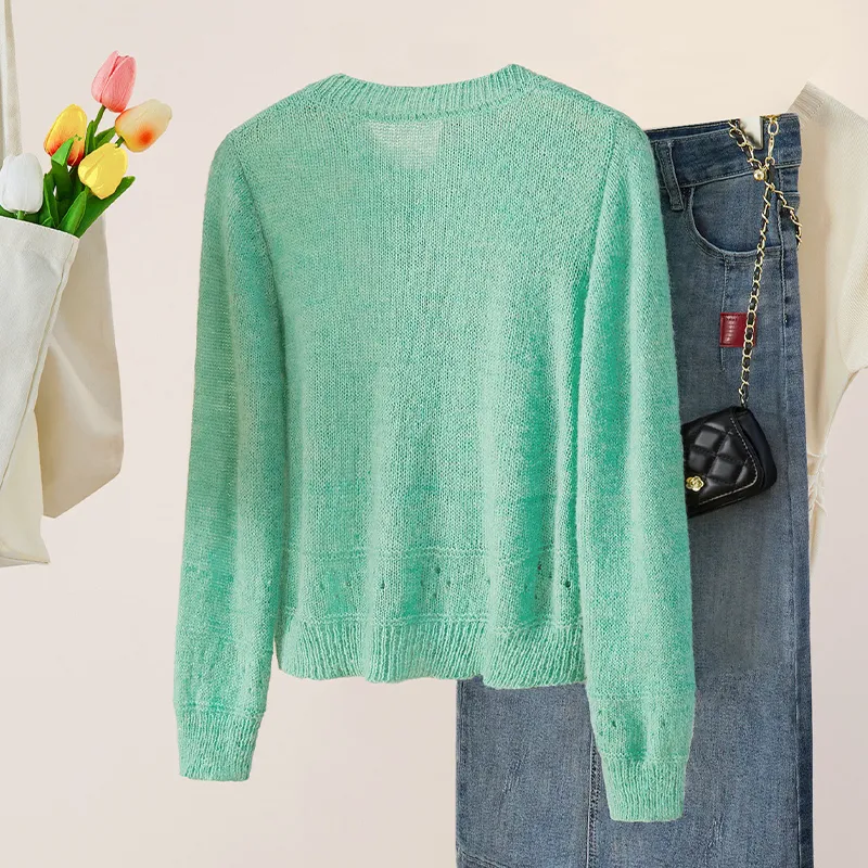 TOUCH Knitwear Women's Green-3
