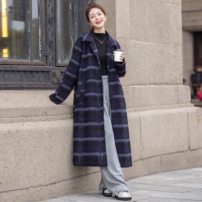 Cypress House Coat Women's Purple Plaid-5