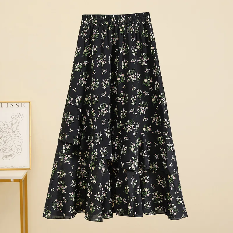 TOUCH Casual Long Skirt Women's-2