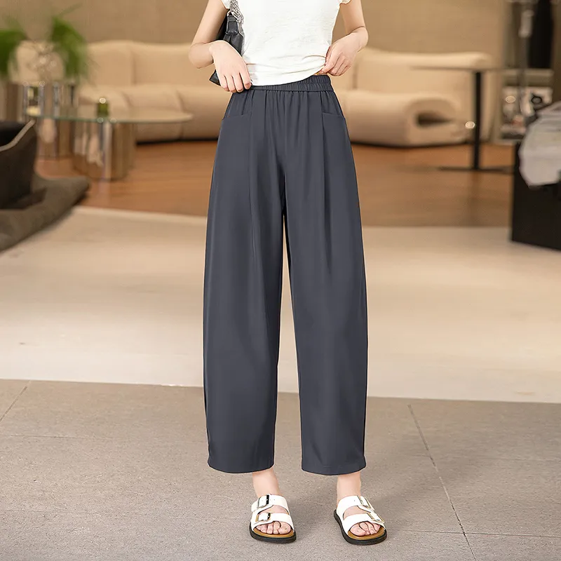 TOUCH Casual Pants Women's Dark Gray-5