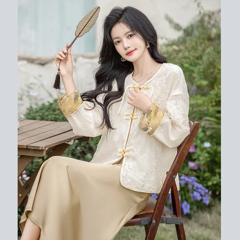 Cypress House Cropped Coats Women's Beige-3