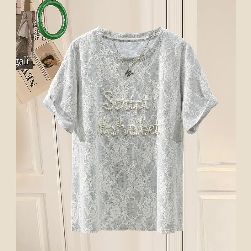 TOUCH T Shirt Women's Light Gray-4