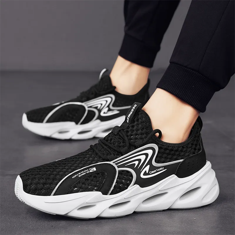 DEERWAY Wear resistant And Lightweight Low Top Casual Shoes Men's-7