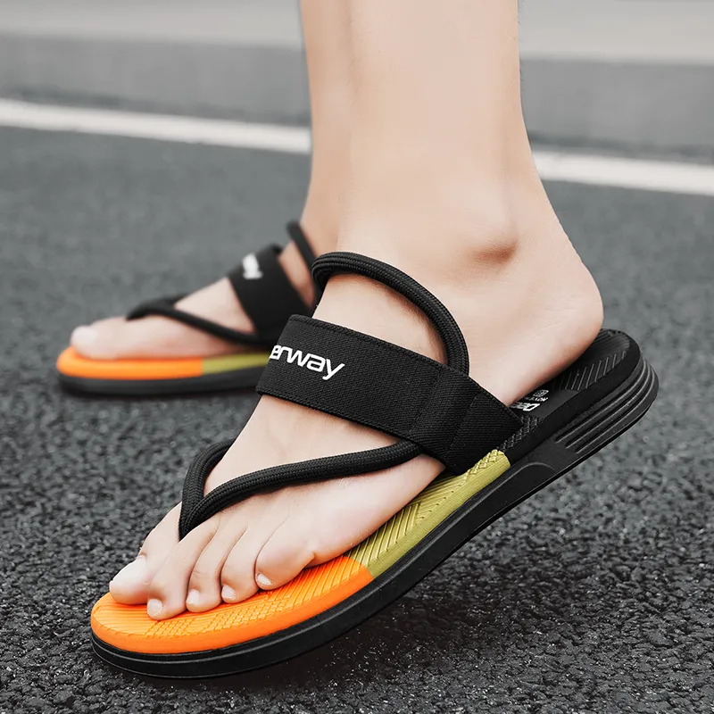 DEERWAY Slip Resistant Quick Dry Flip Flops Men's-6