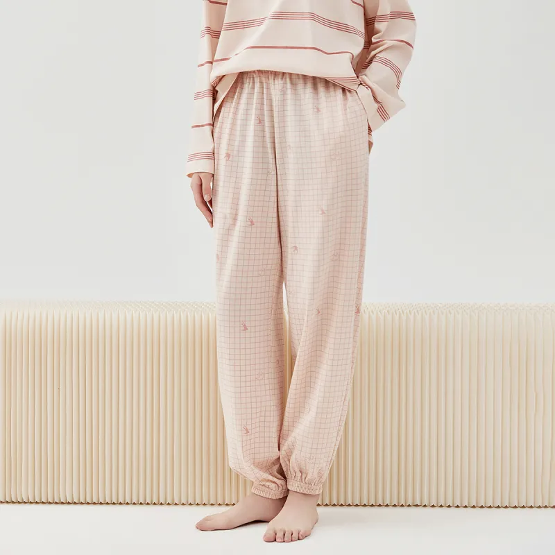 Top Melon Pajama Pants Women's Desire Late Orange-2