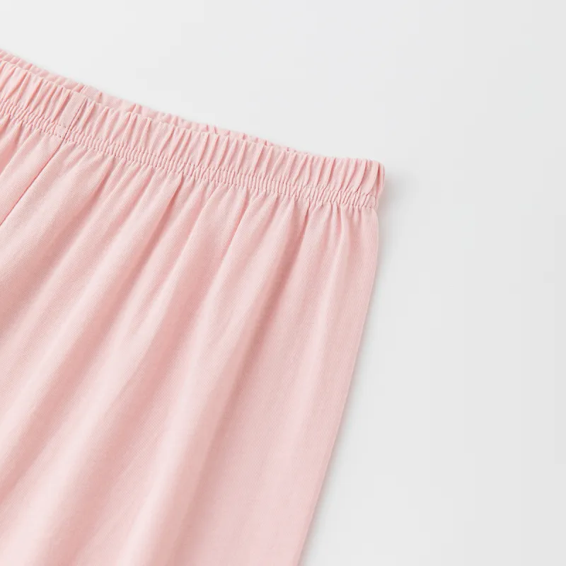 Top Melon Pajama Set Women's Pink Collides With Red-3