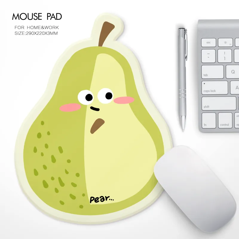 Beams Office Irregular Shape Fruit Cartoon INS Style Dopamine Dressing Color Scheme Mouse Pads-12