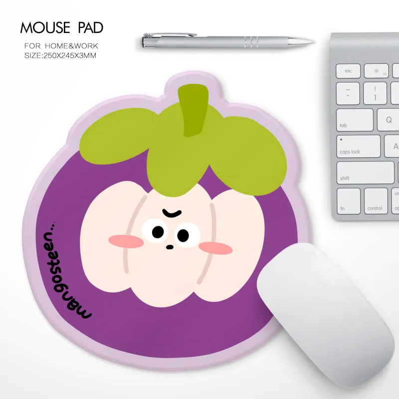 Beams Office Irregular Shape Fruit Cartoon INS Style Dopamine Dressing Color Scheme Mouse Pads-8