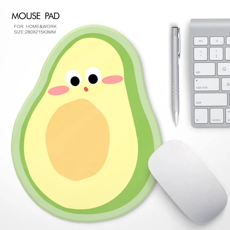 Beams Office Irregular Shape Fruit Cartoon INS Style Dopamine Dressing Color Scheme Mouse Pads-1