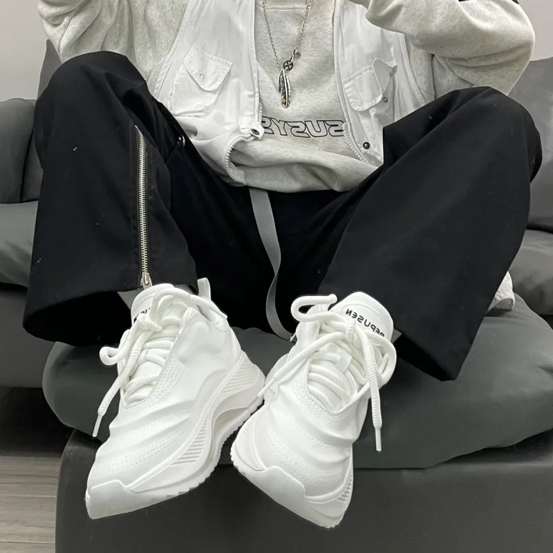 REPUSEN Low Top Casual Shoes Unisex White-5