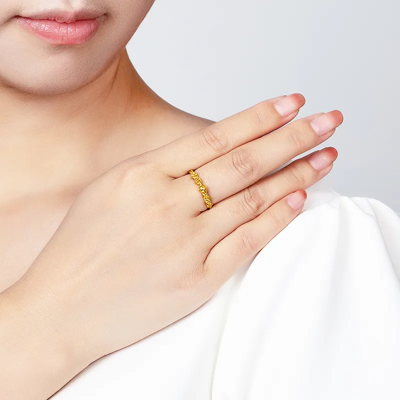 POTTICY Braided String Rings Unisex-1