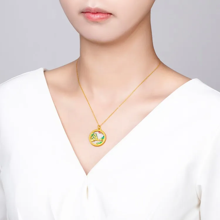 POTTICY Hetian Jade Necklaces White Jade Unisex-4